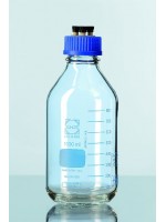 Бутыль HPLC 1000 мл, GL 45, с крышкой с 4 отверстиямииз PP, уплотнениями (1129820)