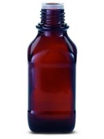 Бутылка квадратная, узкогорлая, с крышкой, темное стекло, 1000 мл, Duran (Кат № 23816545)