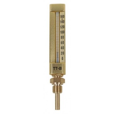 Термометр ТТ-В прямой, Lниж= 50 мм (0..+100 оС, деление 2 оС)