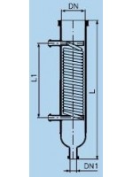 Simax холодильник  с 2 штуцерами, DN 25 KZA 100 (Кат. № 632 611 208 510) 