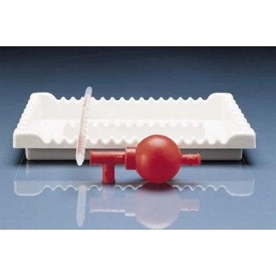 Лоток глубокий для пипеток длиной от 120 мм, пластиковый PVC (80996) (Vitlab)